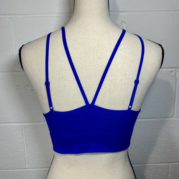 Itzon Strappy Blue Sports Bra LARGE/EXTRA LARGE - Picture 4 of 9